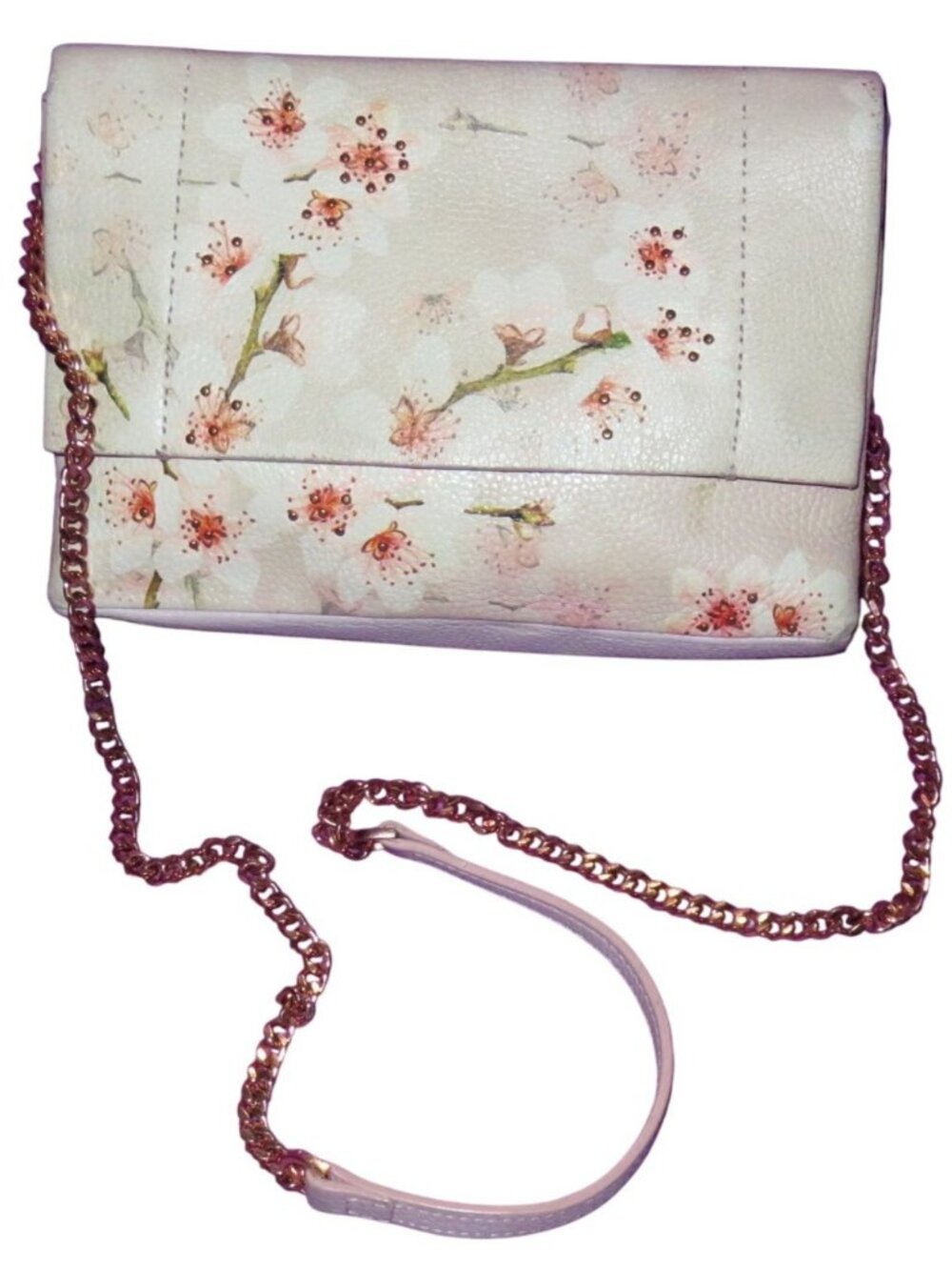 TED BAKER London Jay Oriental Blossom Leather Crossbody Bag